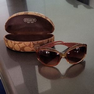 Coach sunglasses with case